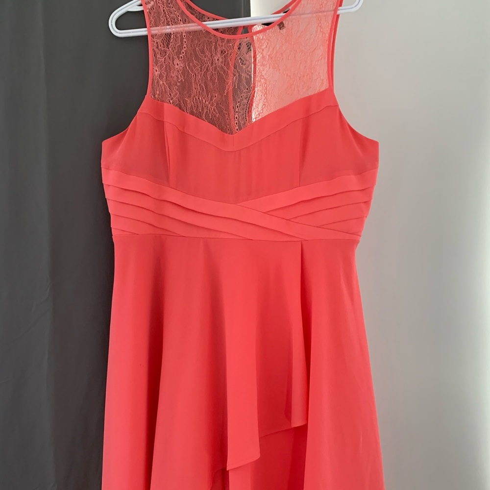 Coral size 14 RW&co mini dress